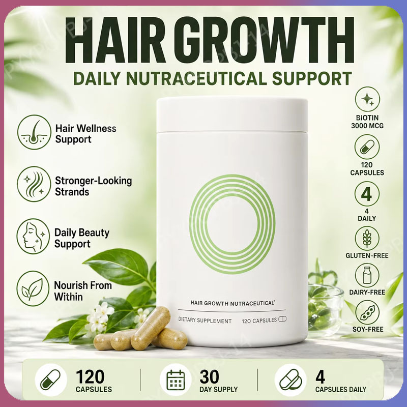 Hair Care Daily - Capsule Nutrienti per Capelli alle Erbe,