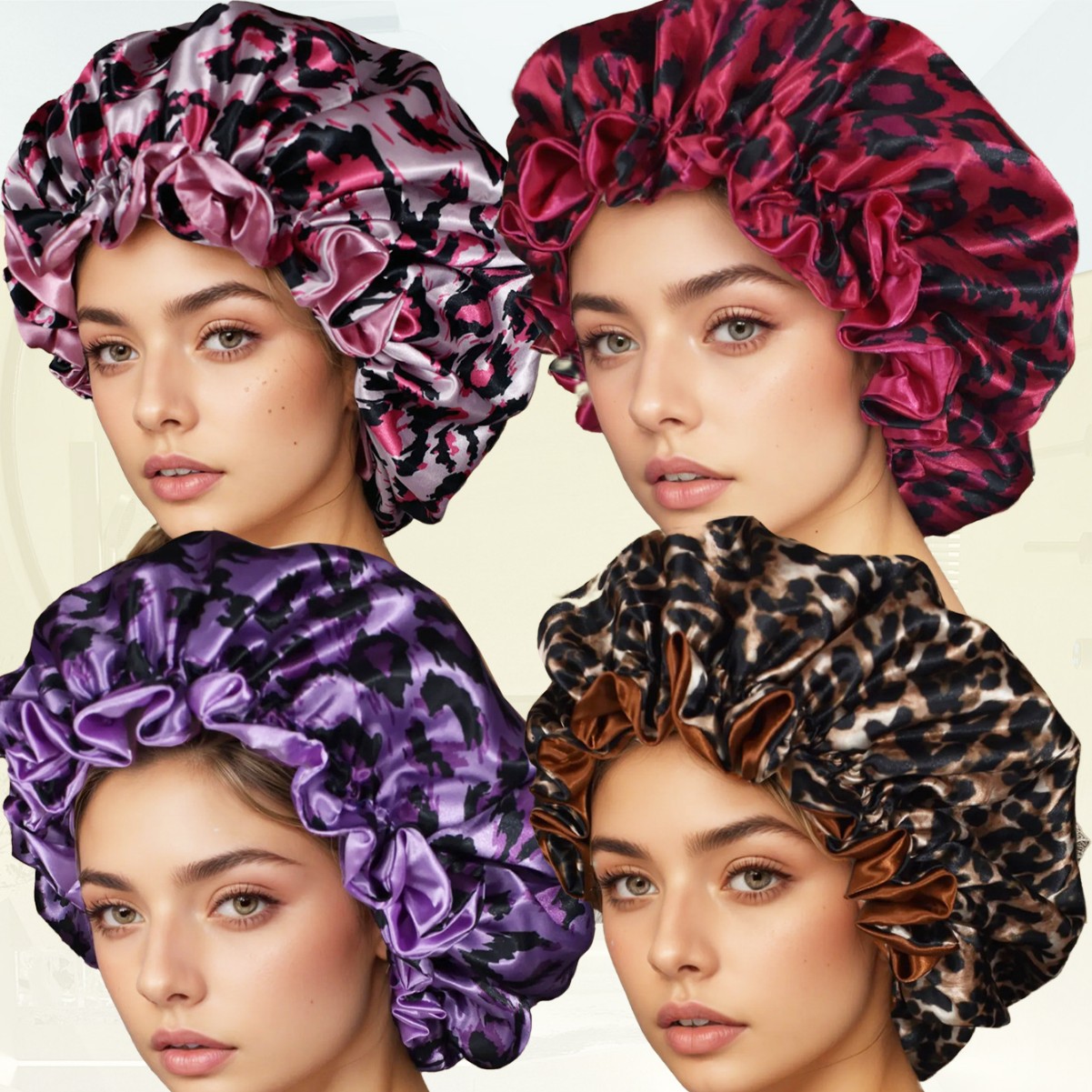 Hair Care Sunsilk - Cappello da Notte Estivo in Raso