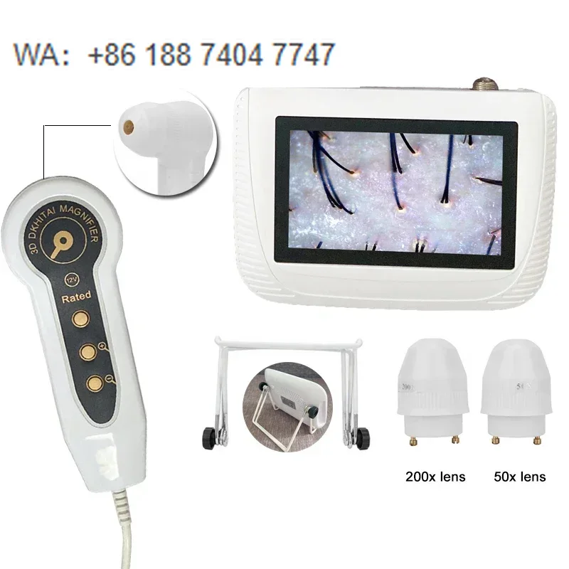 Hair Care Hospital - Analizzatore Dermico Portatile con Schermo da
