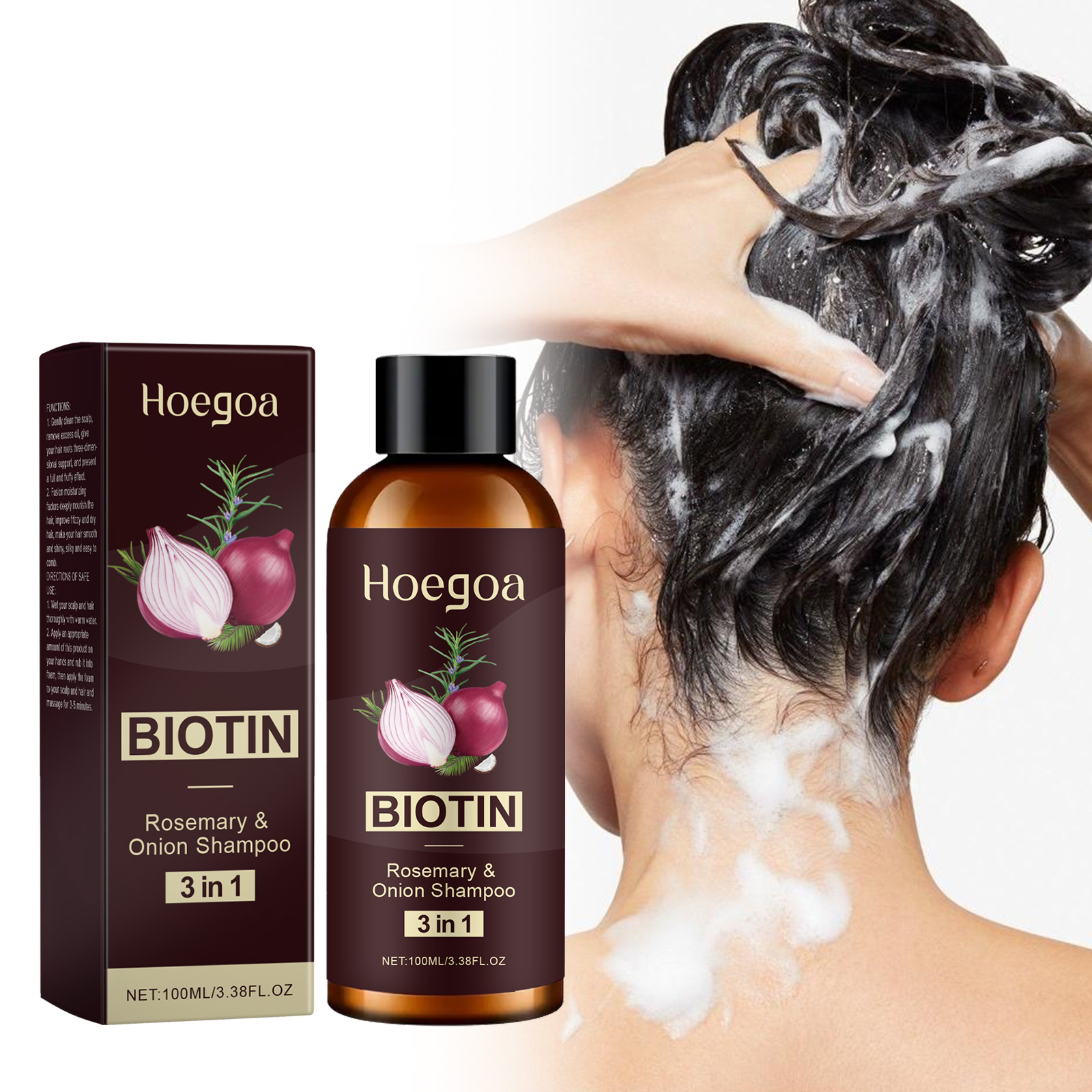 Biotin Shampoo Thickening - Shampoo alla biotina al rosmarino 3
