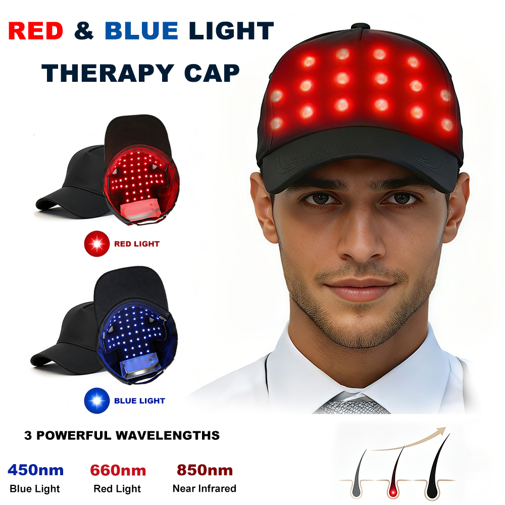 Hair Care With Protein - Cappello LED per la cura dei