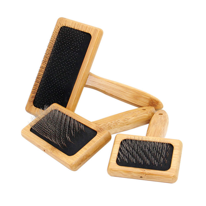 Bamboo Hair Brush - Spazzola per cani da compagnia Pettine