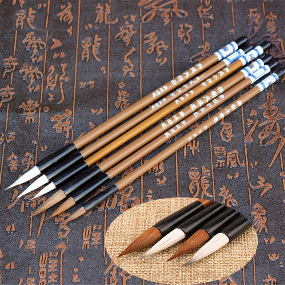 Set di 6 Pennelli per Calligra - Bamboo Hair Brush recensione e prezzo
