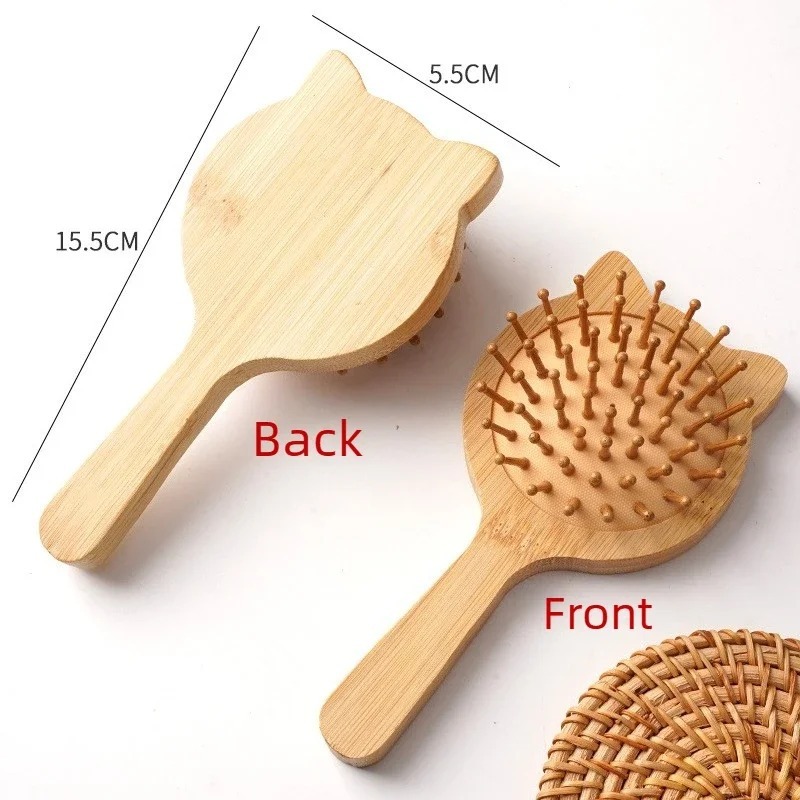 1 pz Nuovo Pettine in Legno pe - Bamboo Hair Brush recensione e prezzo