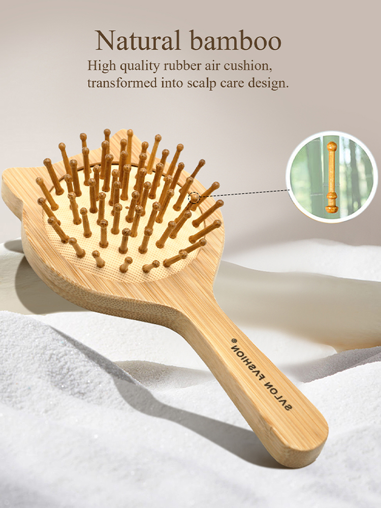 Simpatico gatto pettine in leg - Bamboo Hair Brush recensione e prezzo