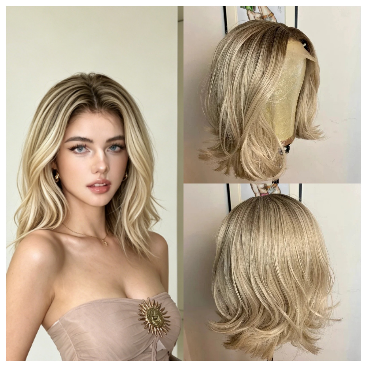 Parrucca Sintetica Ombre Biond - Hair Care Daily recensione e prezzo