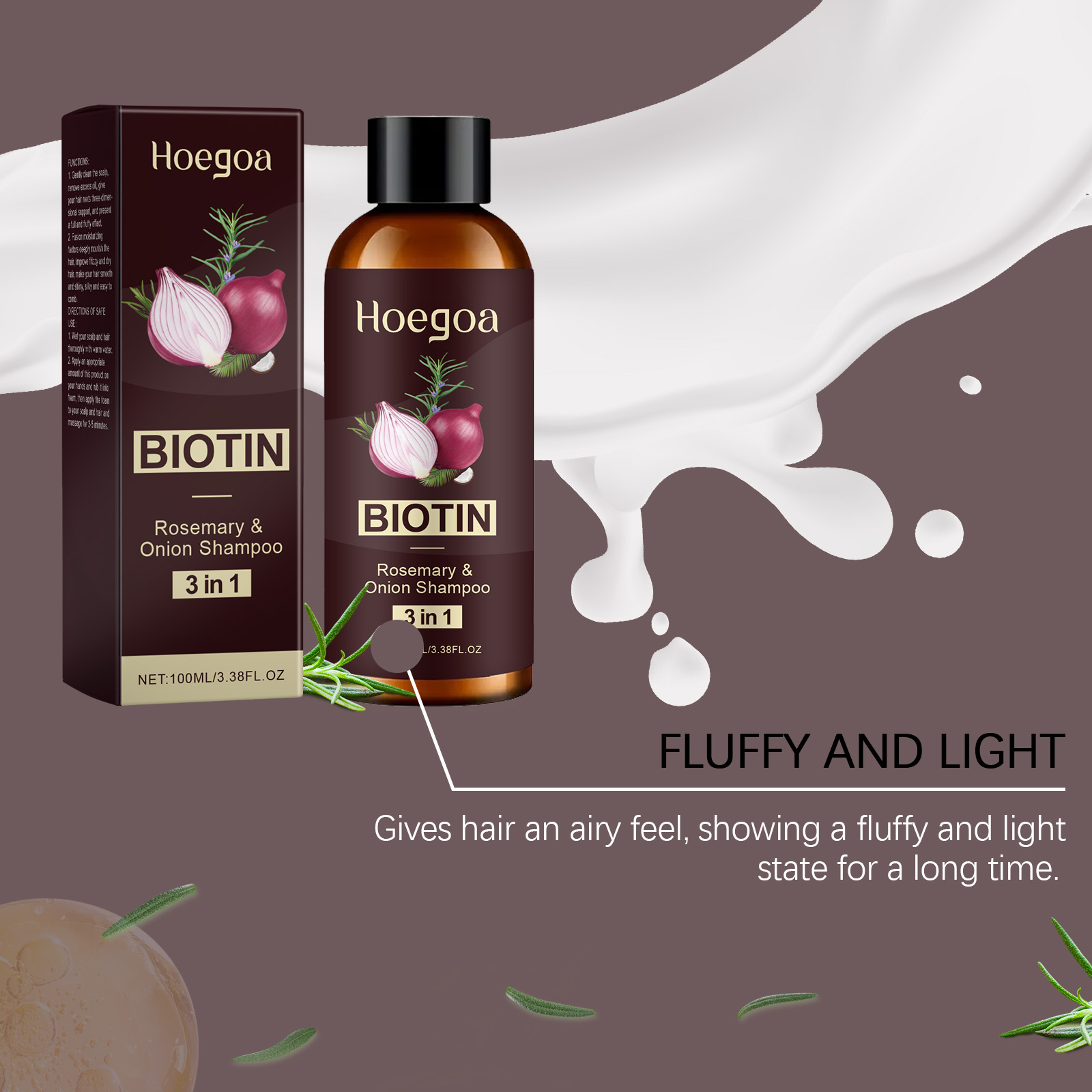 Hoegoa Shampoo 3 in 1 alla Cip - Biotin Shampoo Thickening recensione e prezzo