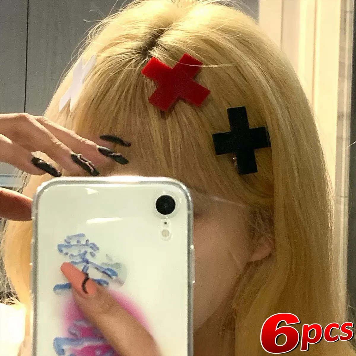 Y2K croce rossa fermaglio per  - Bobby Pin Bulk recensione e prezzo